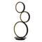 Jonathan Y Juno 17.25" 3-Light Modern Contemporary Iron Dimmable Integrated LED Table Lamp w/Touch Sensor, Black JYL7102A - alternate 1