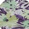 Homeroots 8' Purple And Lavender Round Floral Washable Indoor Outdoor Area Rug 610994 - alternate 2