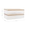 Martha Stewart Brody Clear Plastic Storage Organizer Bins W/ Light Natural Paulownia Wood Lids, SM-x2/MED-x1 BE-PB3316-WD-3-CL-NT-MS - alternate 2