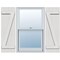 Ekena Millwork Timberthane Faux Rustic 4 Board Joined Board-n-Batten Faux Wood Shutters w/Z-Board, 21 1/2"W x 42"H FBJ06Z21X042RUF - alternate 1