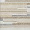 Homeroots 3' X 5' Ivory Beige And Taupe Striped Washable Indoor Outdoor Area Rug 613284 - alternate 2