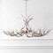 Jonathan Y Eldora 49" 10-Light Rustic Farmhouse Adjustable Resin Antler LED Chandelier, Beige JYL6320B - alternate 2