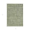 Homeroots 5' X 8' Artichoke Green Geometric Washable Indoor Outdoor Area Rug 607465 - alternate 2