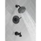 Delta Saylor Monitor 14 Series Tub & Shower Trim T14435-BL - alternate 2