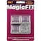 Magic Sliders Magic Fit - 1-1/4'' - 1-3/8'' Square Felt Furniture Leg Cup, 4PK 26035 - alternate 1