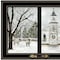 Homeroots I Heard the Bells on Christmas Day 2 Black Framed Print Wall Art 406232 - alternate 2