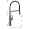 Blanco Rivana Semi-Pro 1.5 GPM, Satin Dark Steel 443266 - alternate 2