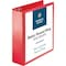Business Source Round Ring Binder, Red BSN09969 - alternate 1