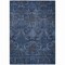 Homeroots 3' X 5' Navy Blue And Charcoal Damask Washable Indoor Outdoor Area Rug 603323 - alternate 2