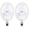 Edendirect 16 in Blade Dia Fans, 3 Speeds Speeds, White IR-WALLBASIC16X2 - alternate 1