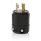 Leviton Locking Plug 30A 2P 3W Ind Gr Black 2611-B - alternate 1
