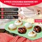 Bakken- Swiss BAKKEN 6-Piece Nonstick Baking Pan Set, Carbon Steel, PFOA-Free, Oven Safe, 450 DegF, Green Marble BAKDIEGR - alternate 3