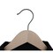 Nahanco 17in Ashwood Wooden Shirt Hanger w/ Gunmental Hook, 100PK 21517 - alternate 2
