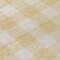 Homeroots 8' Beige And Gray Round Plaid Washable Indoor Outdoor Area Rug 595369 - alternate 2