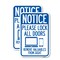 Signmission Please Lock All Doors Remove Valuables from Sight, 18'' X 24'' 2 Signs, Heavy Gauge Aluminum, 2PK A-1824-2PACK-23287 - alternate 1
