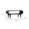 Homeroots 35in Brown Solid Wood Enclosed and Open Storage TV Stand 719188 - alternate 2