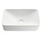 Anzzi Aria Series 22 in. Ceramic Rectangular Vessel Bathroom Sink Basin in White LS-AZ924 - alternate 1