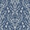 Chesapeake Kiwassa Navy Antler Damask Wallpaper 3118-12703 - alternate 1