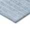 Homeroots 8' X 10' Denim Blue And Sky Blue Striped Washable Indoor Outdoor Area Rug 583067 - alternate 2