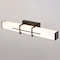 Vaxcel Fuller Park 1 Light LED Matte Black Contemporary Bathroom Vanity Fixture White Glass W0477 - alternate 2