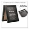 Excello Global Products Double Sided A-Frame Chalkboard and Menu Holder, Black/Clear 8.5 x 11 Surface, Black Frame, 11 x 14 EGP-MENU-AFRAME - alternate 2