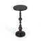 Homeroots 23" Bronze Metal Round Pedestal End Table 634874 - alternate 1
