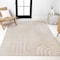 Jonathan Y Anders High-Low MidCentury Modern Arch Stripe Two-Tone Beige/Cream 4 ft. x 6 ft. Area Rug SCN107C-4 - alternate 2