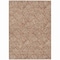 Homeroots 8' X 10' Copper And Beige Floral Washable Indoor Outdoor Area Rug 594656 - alternate 2