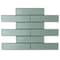 Apollo Tile Ocean Blue 11.8 in x 11.8 in Glass Glossy Floor and Wall Mosaic Tile 4.83 sqft/case, 5PK APLC8807A - alternate 1