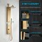 Anzzi Beverly Series 43 in. 3-Jetted Shower Tower with Heavy Rain Shower and Body Jets SP-AZ080BG - alternate 2