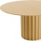 Homeroots 60" Brown Solid Wood Pedestal Base Round Top Dining Table 721004 - alternate 3