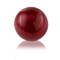 Homeroots Set of Two 3" Red Aluminum Decorative Orbs, 2PK 383771 - alternate 2