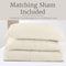 Lavish Home 2PC Velvet Twin Quilt Set & Matching Pillow Sham Medium Weight Ultra Soft Luxury Cotton Velvet 66-004-VC-T - alternate 3