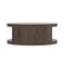 Manhattan Comfort Alure 36 in Round Coffee Table in Walnut CT1800-3 - alternate 2