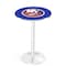 Holland Bar Stool Co 36" Chrome New York Islanders Pub Table, 36" dia. Top L214C3636NYIsln - alternate 1