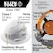Klein Tools Hard Hat, Vented, Full Brim Style, Gray 60864BR - alternate 1