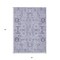 Homeroots 3' X 5' Lavender Purple And Gray Oriental Washable Indoor Outdoor Area Rug 582092 - alternate 3