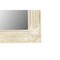 Homeroots 40" White Solid Wood Framed Accent Mirror 521573 - alternate 2