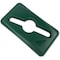Rubbermaid Commercial Slim Jim(R) 23 gal Recycling Lid, Dome Green, Resin, 1 Openings 11 1/2 in W/Dia 1788373 - alternate 1