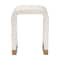 Bali & Pari Carlyn Coastal Beige and White Mother of Pearl Capiz Shell End Table 252-13989-ZORO - alternate 2