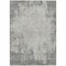 Homeroots 3' X 5' Gray And Ivory Abstract Washable Indoor Outdoor Area Rug 612328 - alternate 2