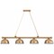 Z-Lite Cordon Heritage Brass 4 Light Billiard 2306-4HBR-D12HBR - alternate 2