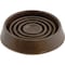 Shepherd Hardware Caster Cup, Rubber, Brown, 4PK 9077 - alternate 1