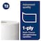 Tork Jumbo Core, 1 Ply, Continuous Sheets, White, 12 PK 12013903 - alternate 2