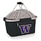 Picnic Time Family Of Brands NCAA Washington Huskies Metro Shopping Basket - Insulated Picnic Basket 645-00-175-624-0 - alternate 1