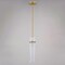 Vaxcel Vilo Gold Brass Contemporary Mini Pendant Ceiling Light White Glass P0418 - alternate 3