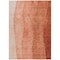 Homeroots 8' X 10' Red Copper And Terra Cotta Ombre Washable Indoor Outdoor Area Rug 581819 - alternate 4
