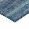 Homeroots 5' X 8' Blue And Gray Striped Washable Indoor Outdoor Area Rug 615837 - alternate 4
