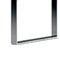 Homeroots 67" White And Silver Metal and Wood Three Tier Etagere Bookcase 555009 - alternate 3
