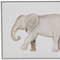 Homeroots Elephant White Floater Frame Print Wall Art 573459 - alternate 3